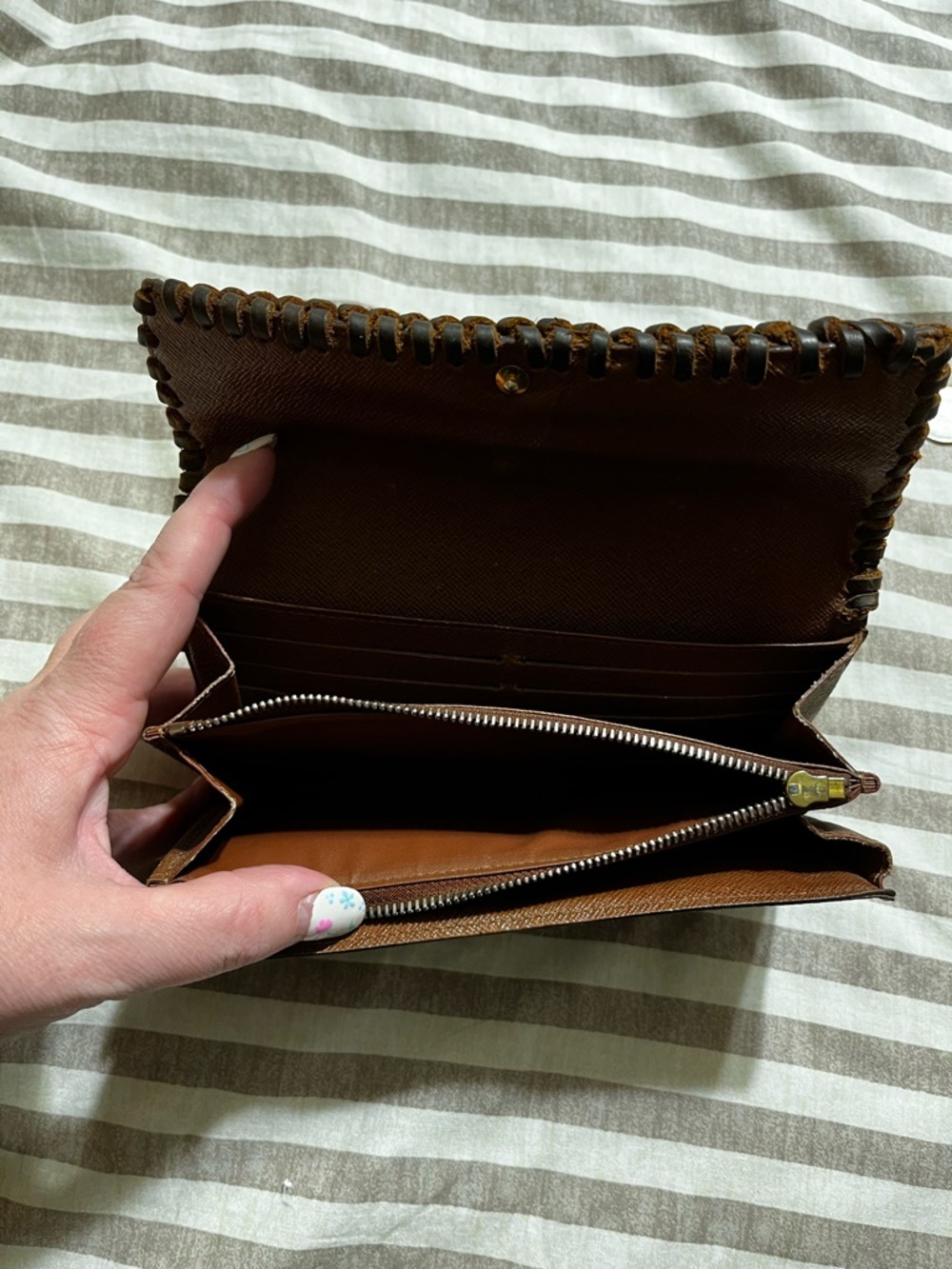Louis Vuitton Monogram Braided Edge Wallet - 💯 guaranteed authentic! - Picture 7 of 13